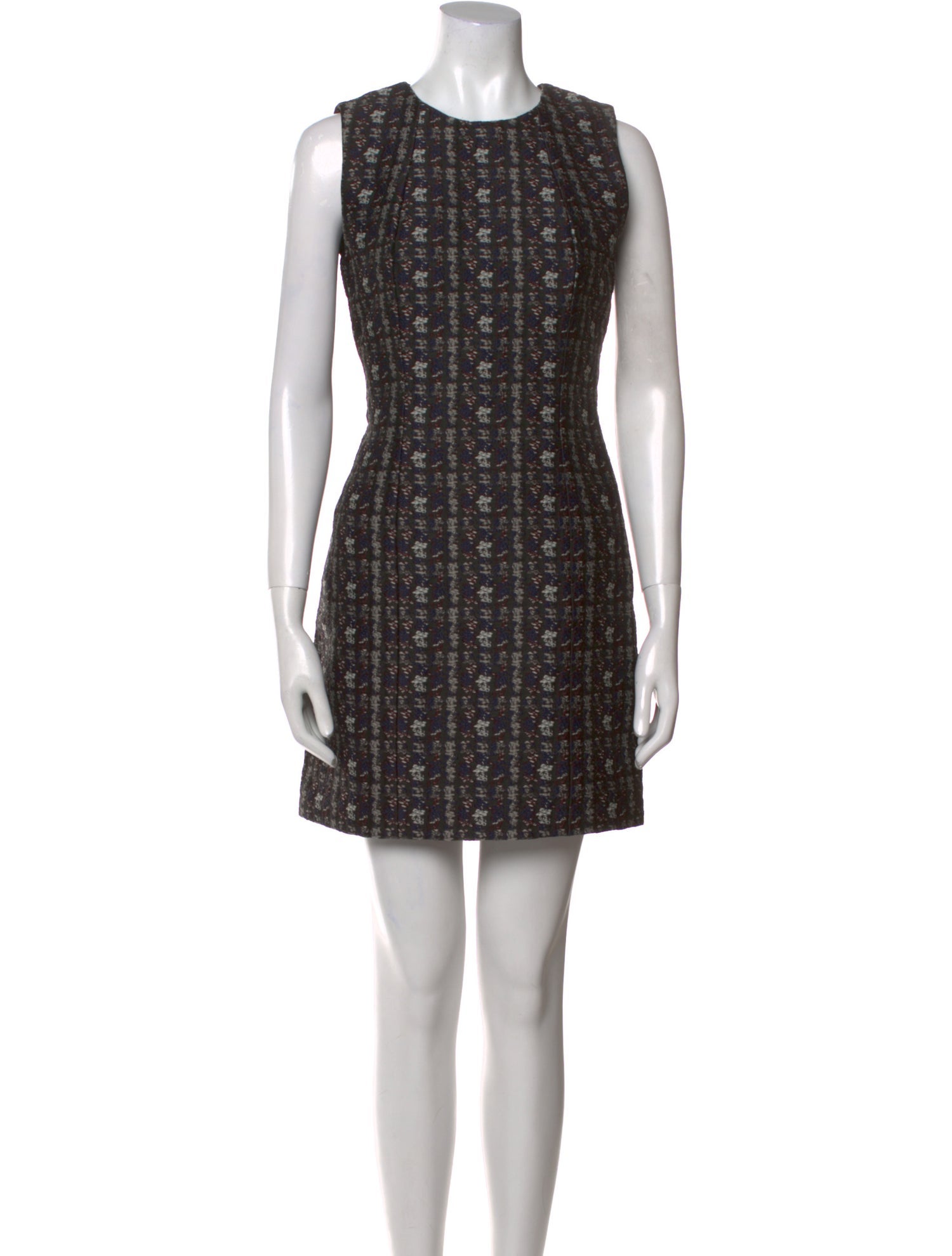 Mulberry Printed Mini Dress