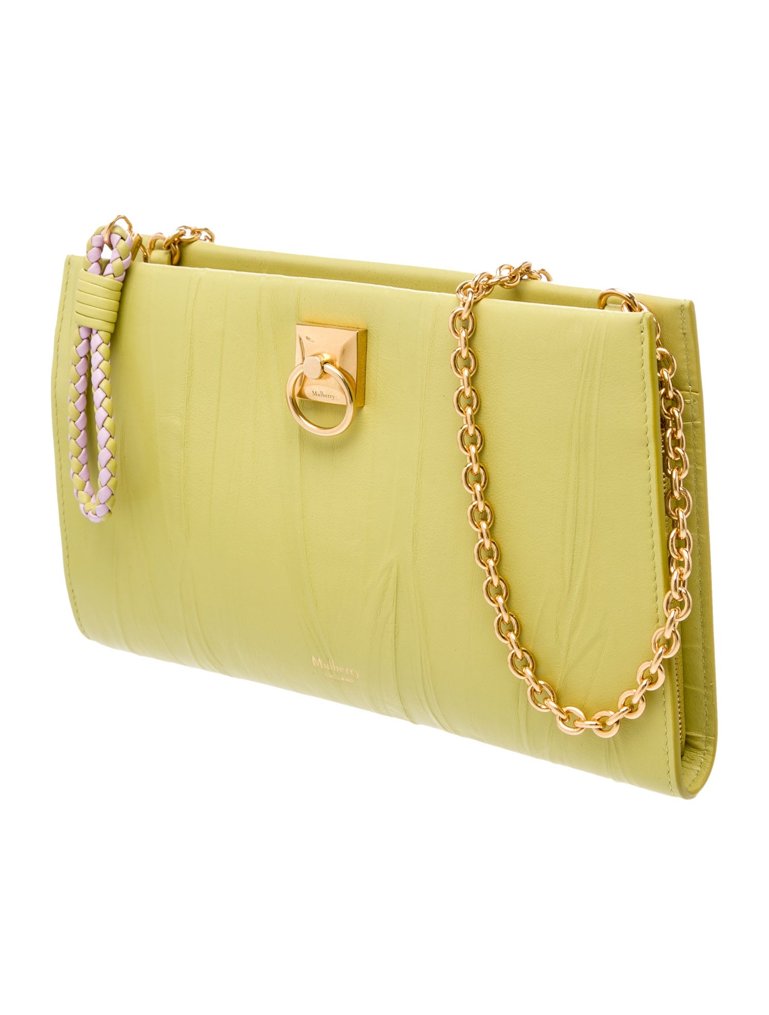 Mulberry Leather Clutch