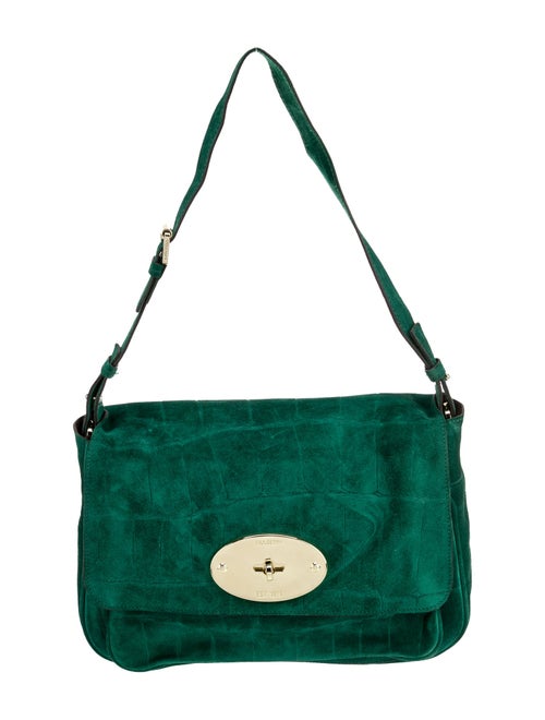 Mulberry Suede Shoulder Bag
