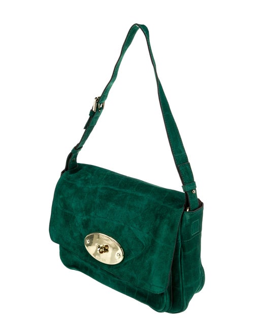 Mulberry Suede Shoulder Bag