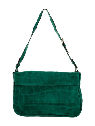 Mulberry Suede Shoulder Bag