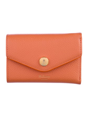 Mulberry Leather Compact Wallet