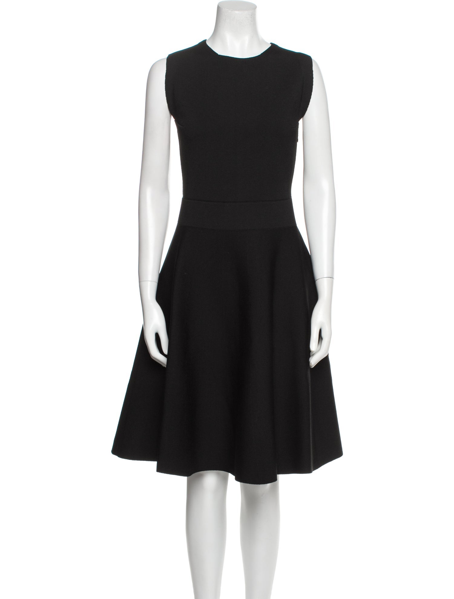 Mulberry Crew Neck Knee-Length Dress