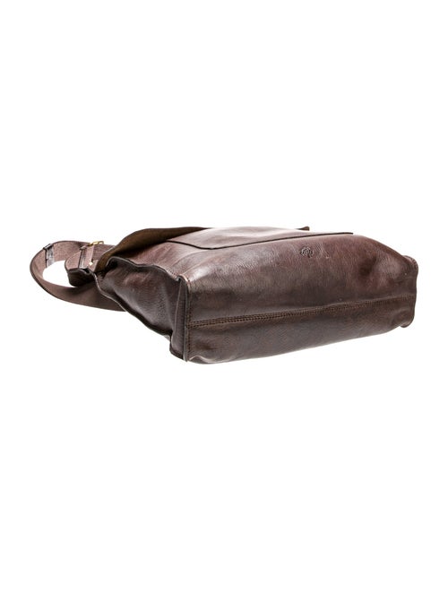 Mulberry Leather Messenger Bag
