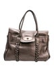 Mulberry Leather Top Handle Bag