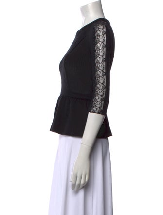 Mulberry Wool Crew Neck Top