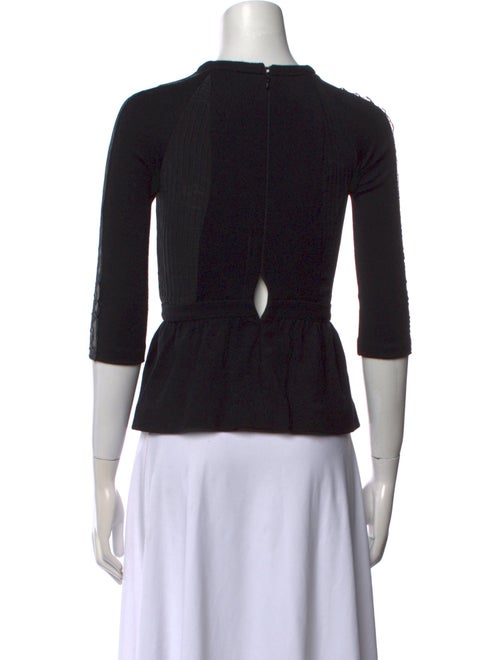 Mulberry Wool Crew Neck Top