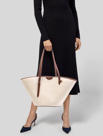 Mulberry Raffia Tote