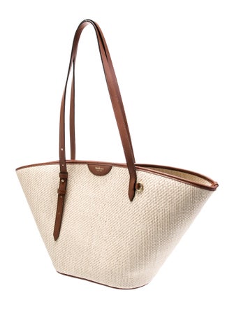 Mulberry Raffia Tote