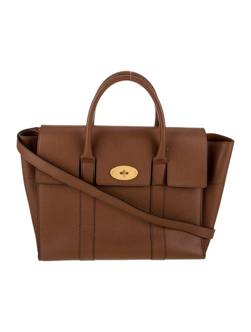 Mulberry Leather Top Handle Bag