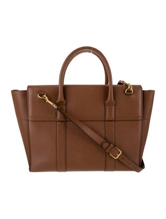 Mulberry Leather Top Handle Bag