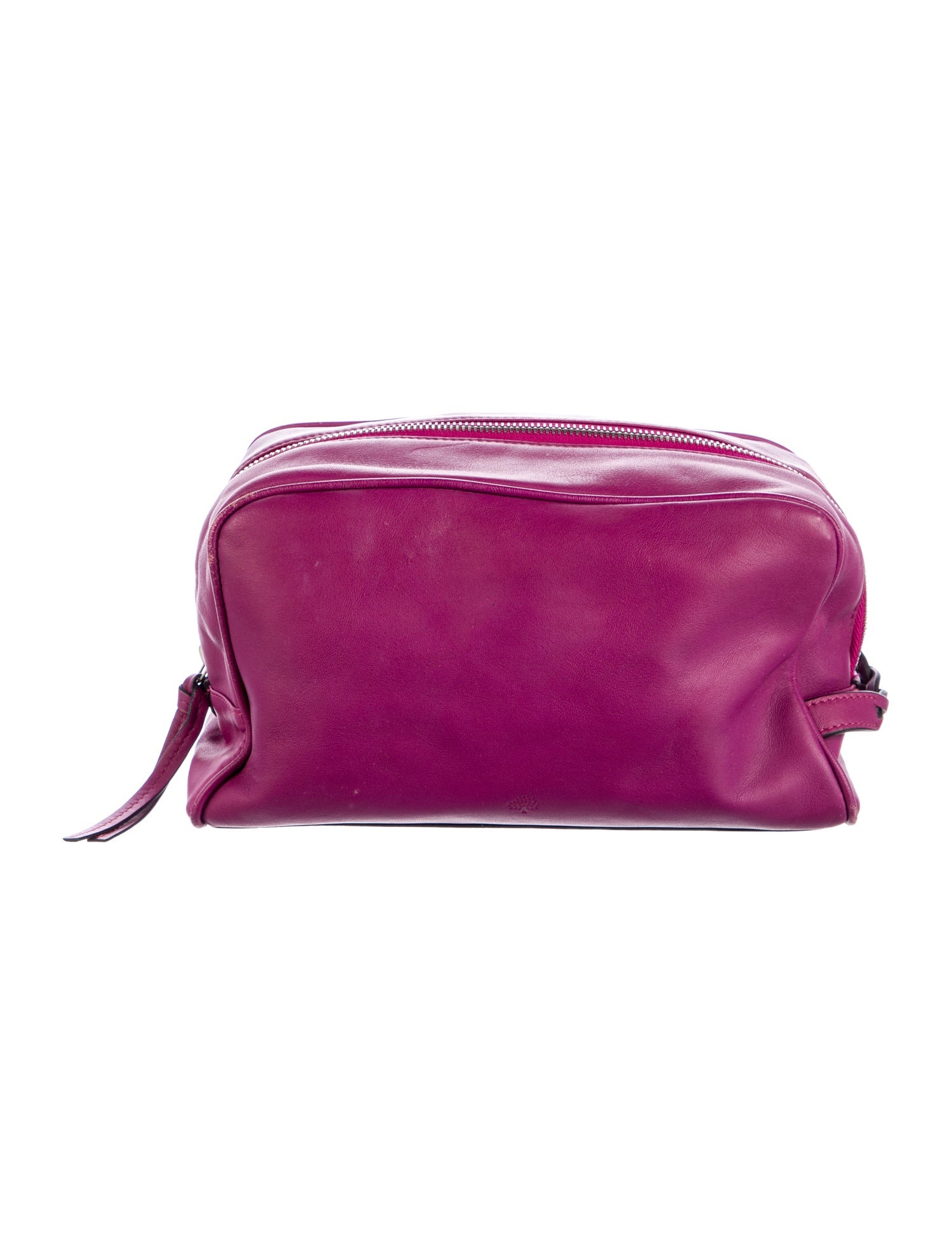 Mulberry Leather Cosmetic Bag