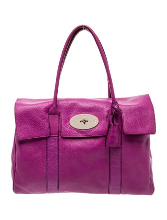 Mulberry Leather Top Handle Bag