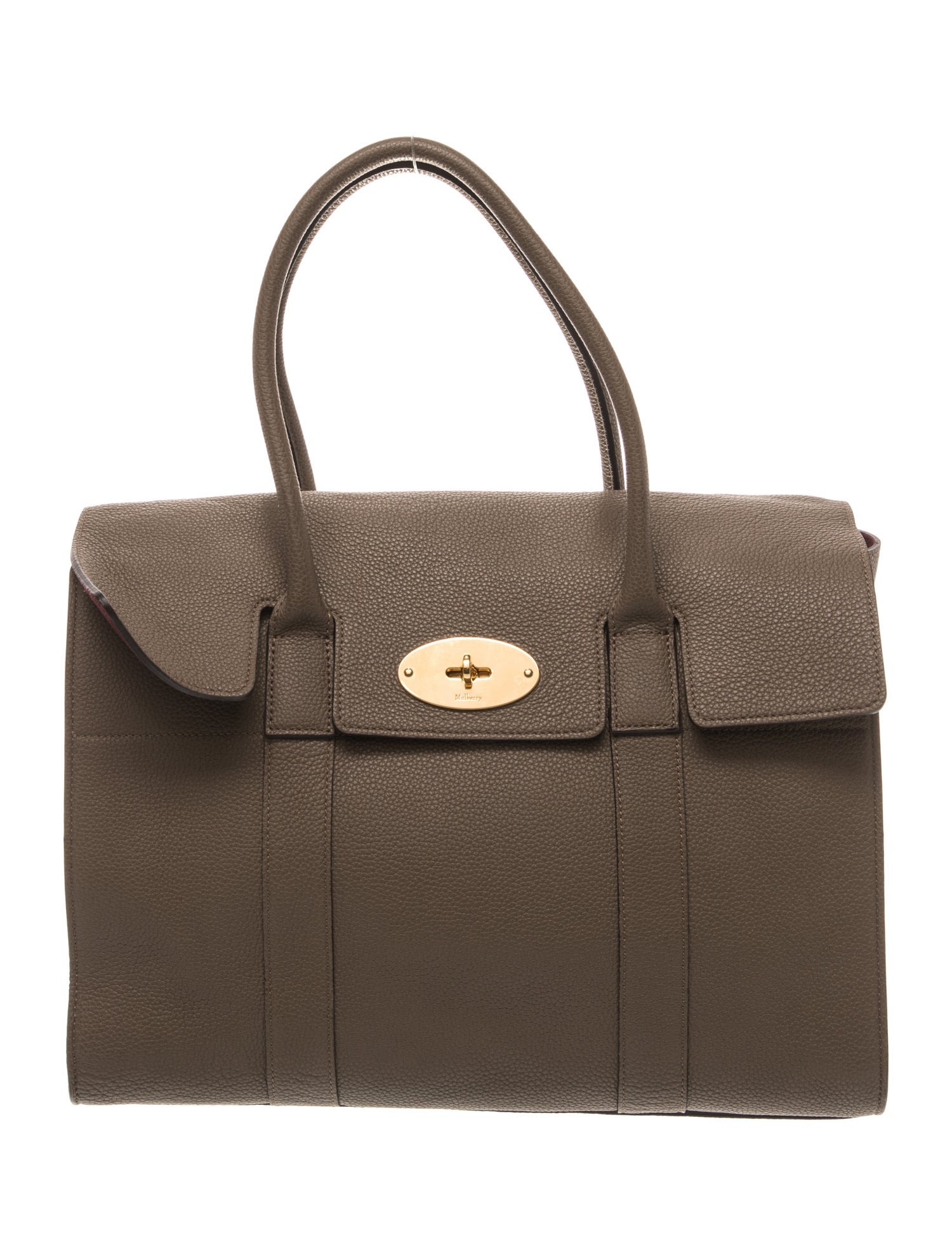Mulberry Leather Top Handle Bag