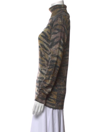 Mulberry Wool Animal Print Sweatshirt