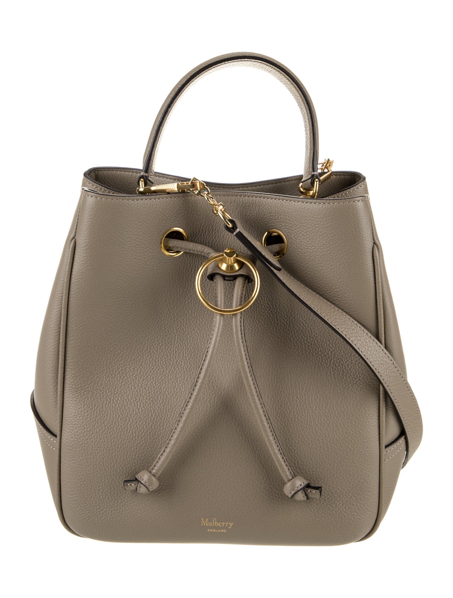 Mulberry Leather Bucket Bag
