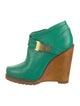 Mulberry Leather Colorblock Pattern Boots