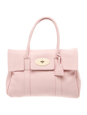 Mulberry Leather Top Handle Bag