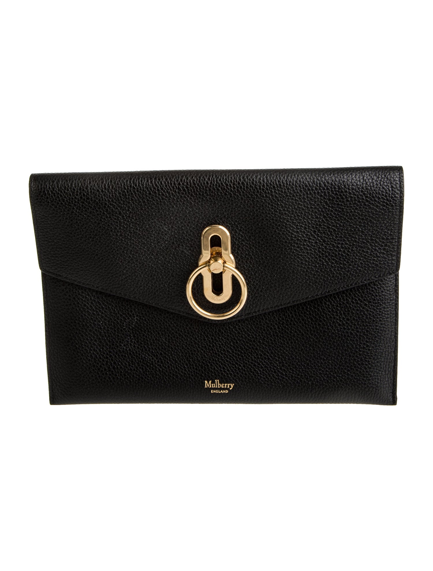 Mulberry Leather Clutch