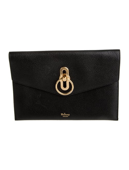 Mulberry Leather Clutch