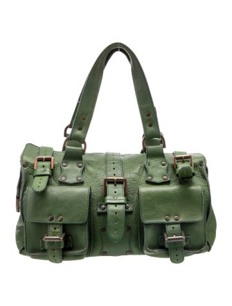 Mulberry Leather Top Handle Bag