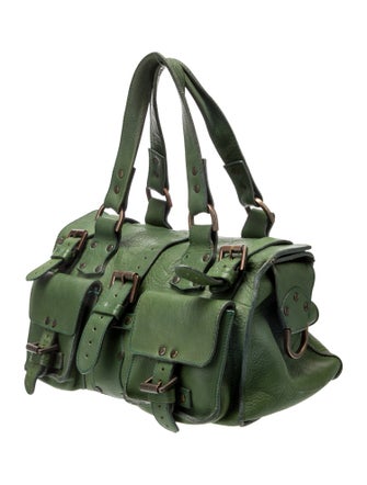 Mulberry Leather Top Handle Bag