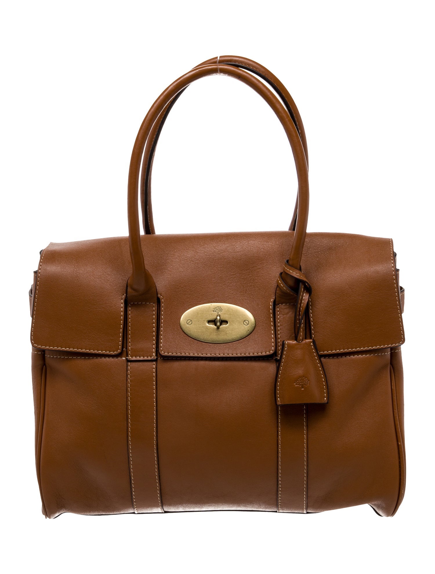 Mulberry Leather Top Handle Bag