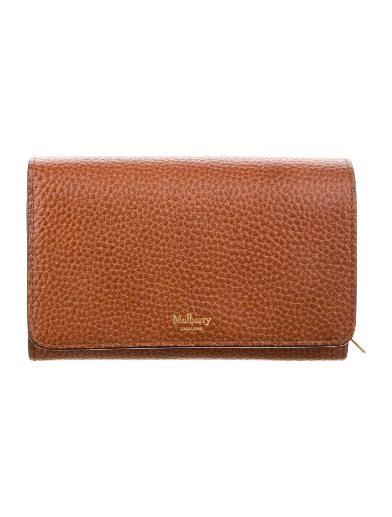 Mulberry Leather Trifold Wallet