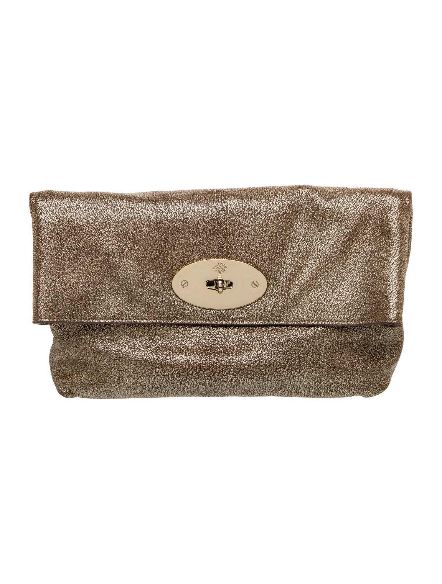 Mulberry Leather Clutch