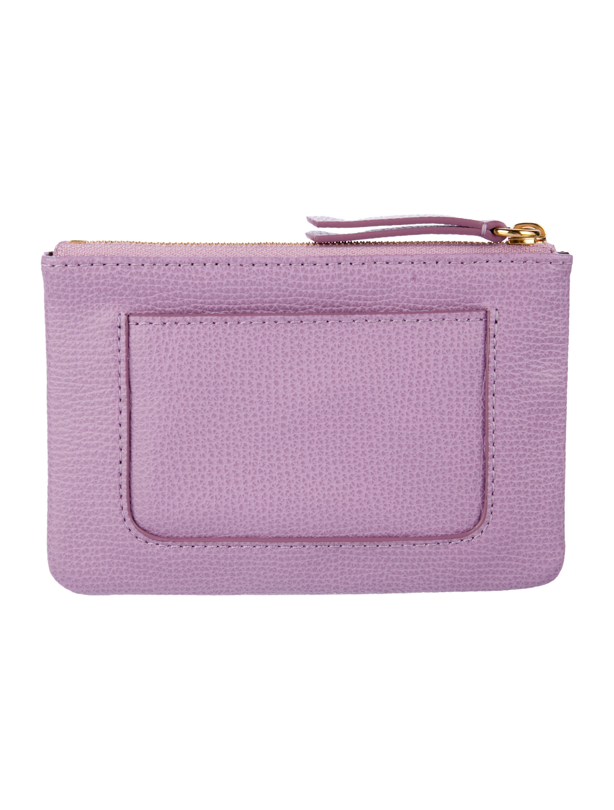 Mulberry Leather Printed Pouch