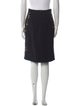 Mulberry Sequin Embellishments Knee-Length Skirt