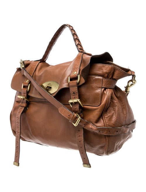 Mulberry Leather Top Handle Bag