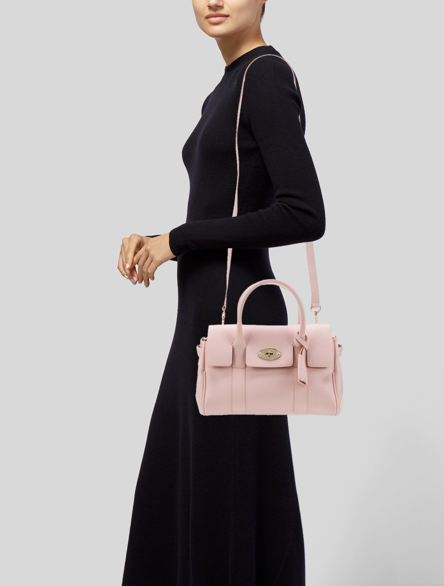 Mulberry Signature Top Handle Bag