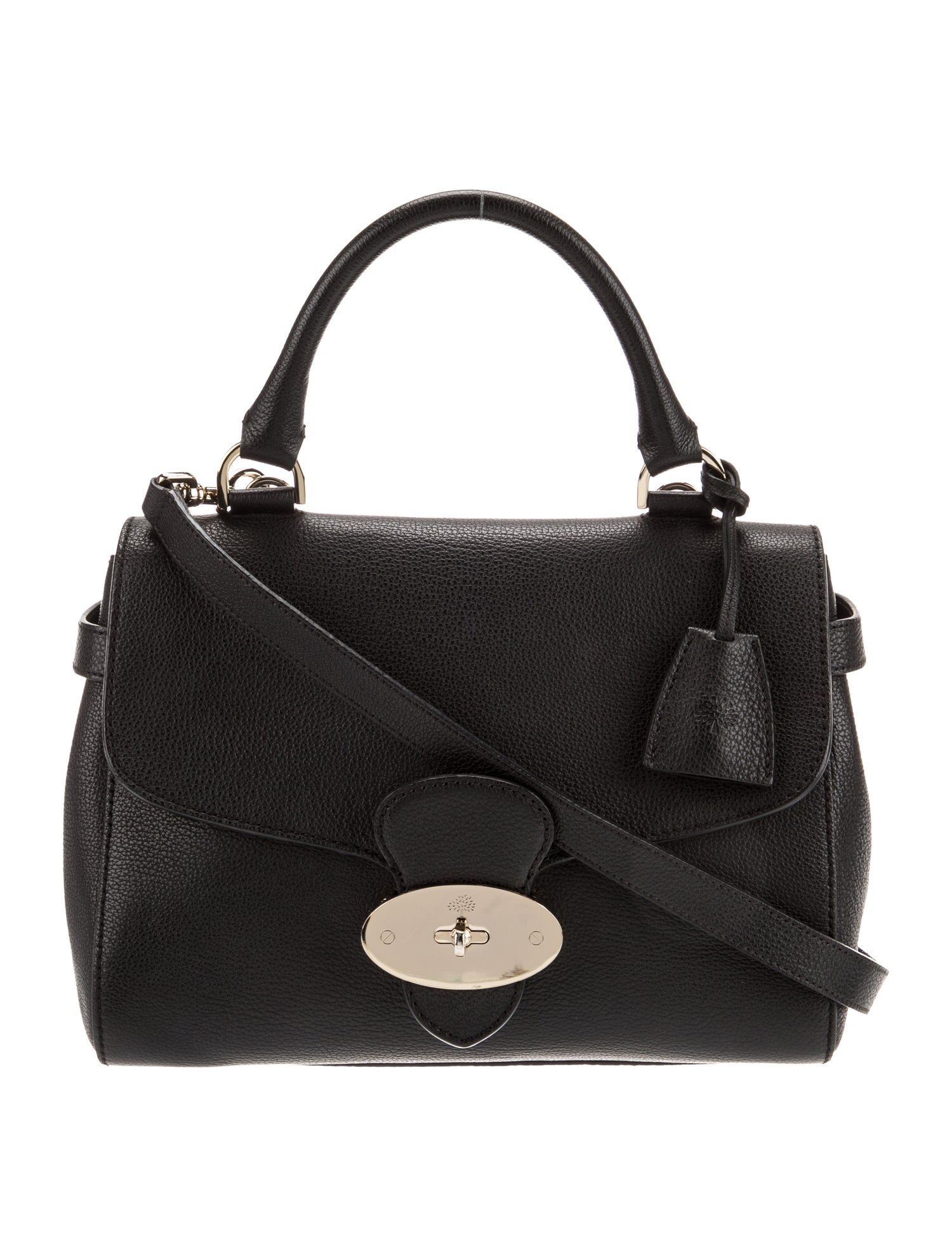 Mulberry Leather Top Handle Bag