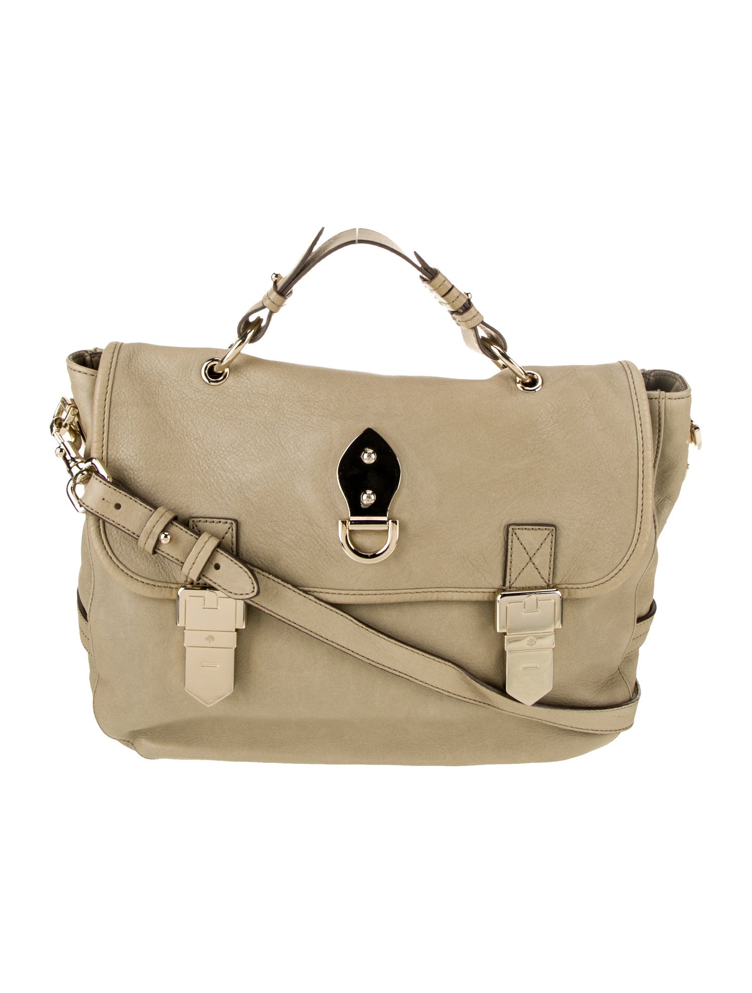 Mulberry Leather Top Handle Bag