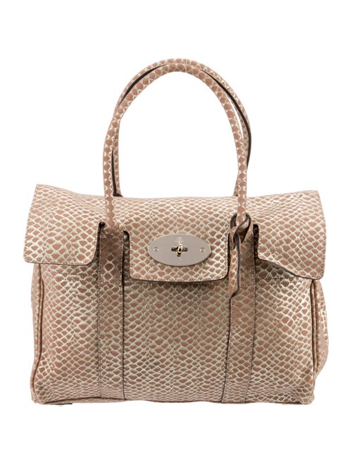 Mulberry Suede Top Handle Bag