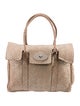 Mulberry Suede Top Handle Bag