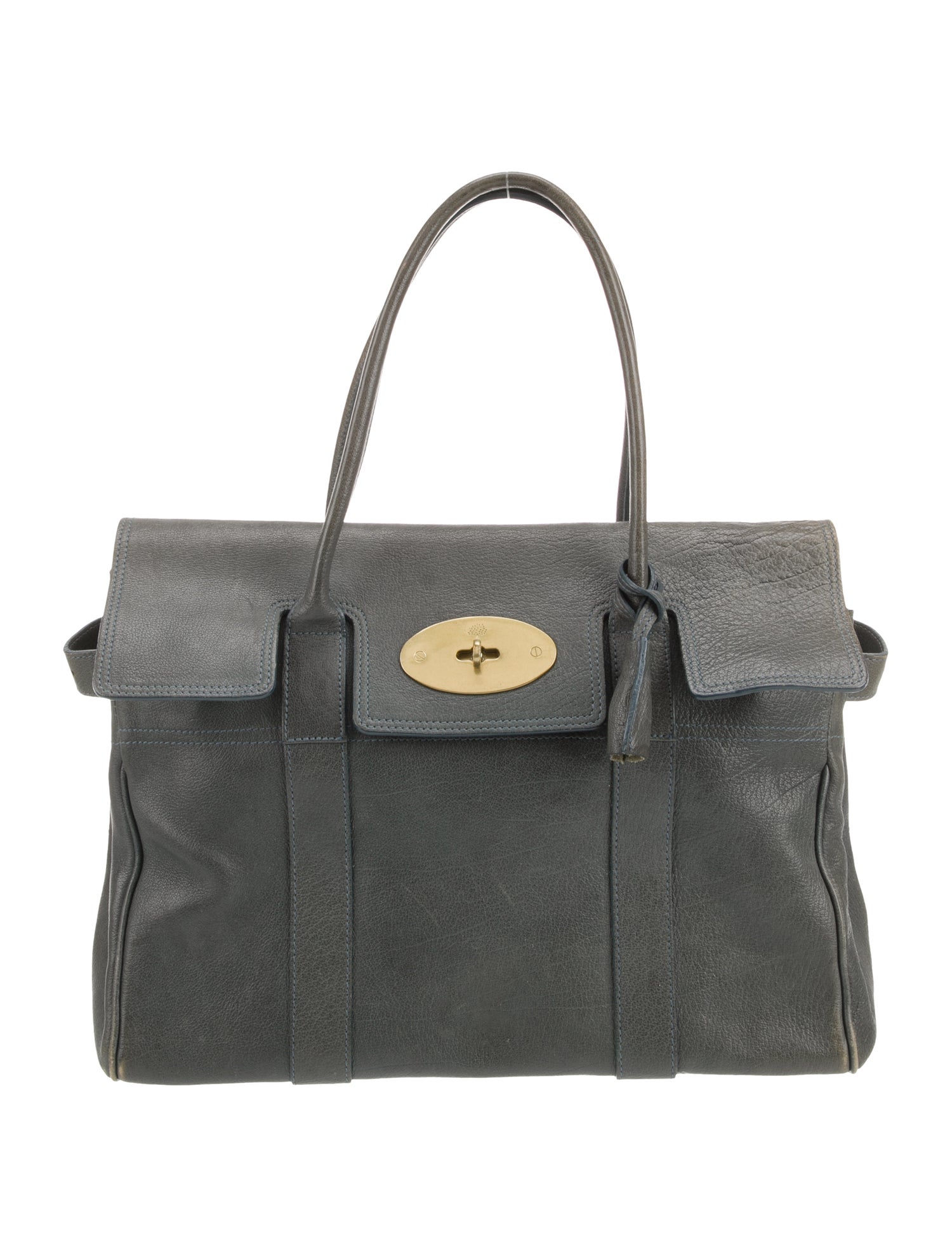 Mulberry Leather Top Handle Bag