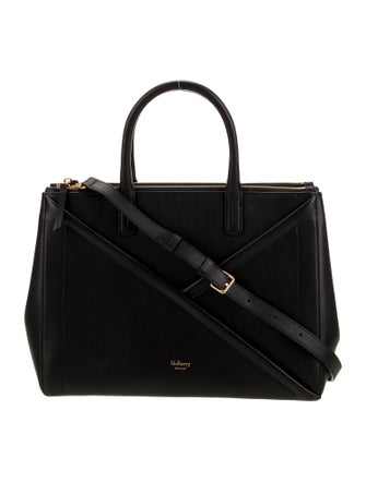 Mulberry Leather Top Handle Bag