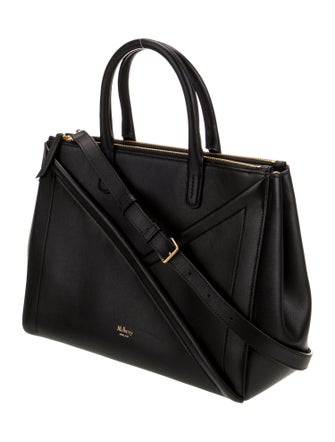 Mulberry Leather Top Handle Bag