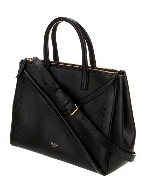 Mulberry Leather Top Handle Bag