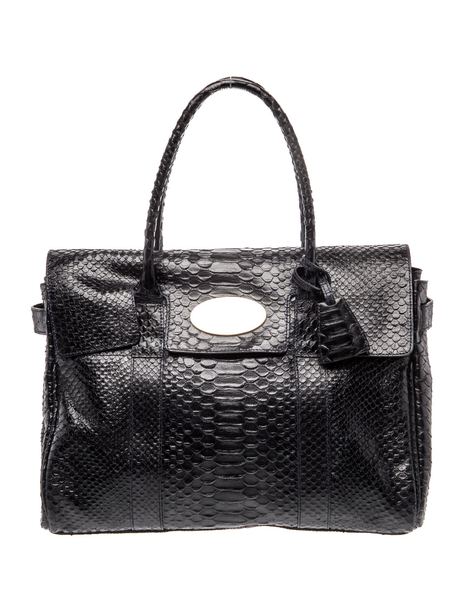 Mulberry Snakeskin Top Handle Bag