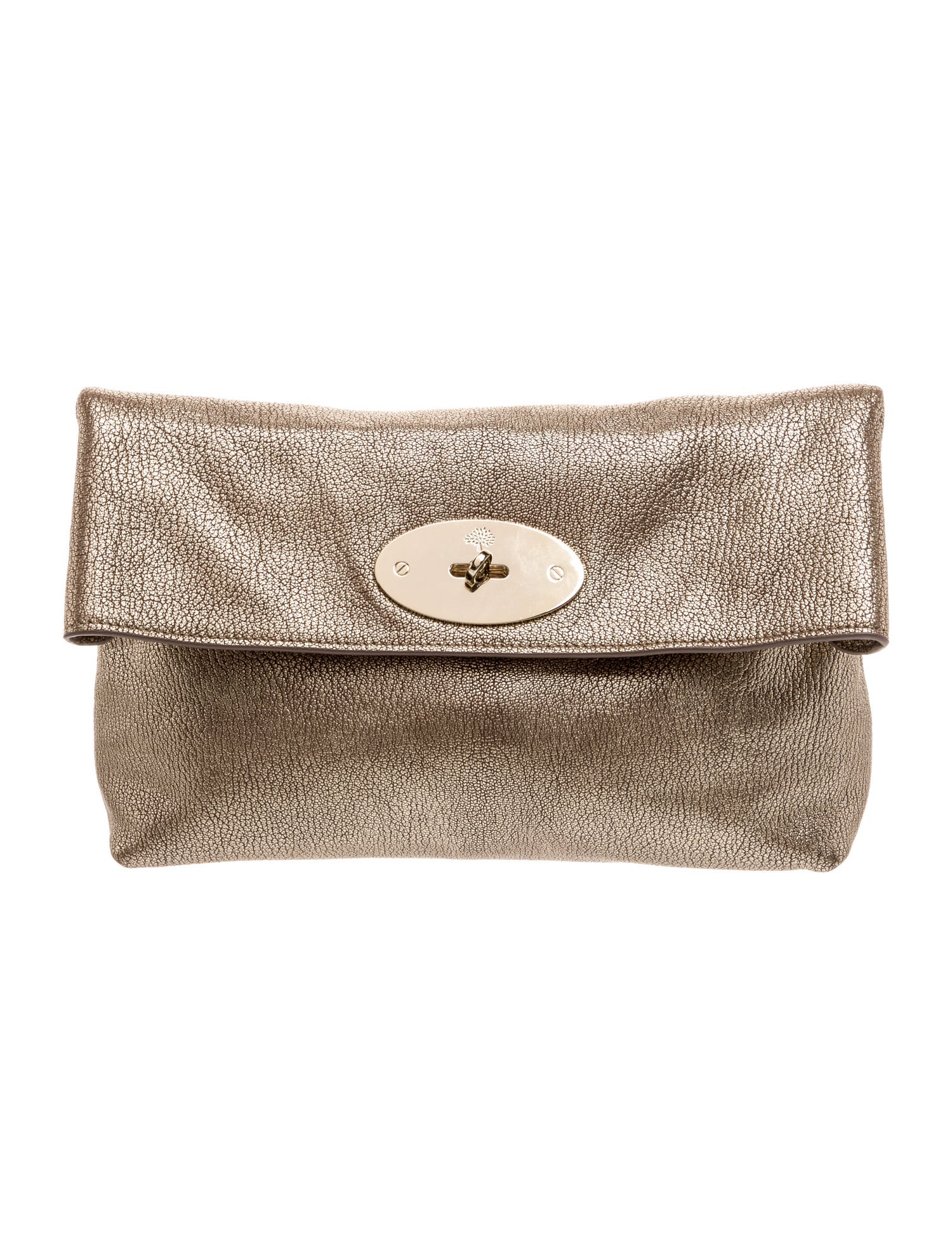 Mulberry Leather Clutch
