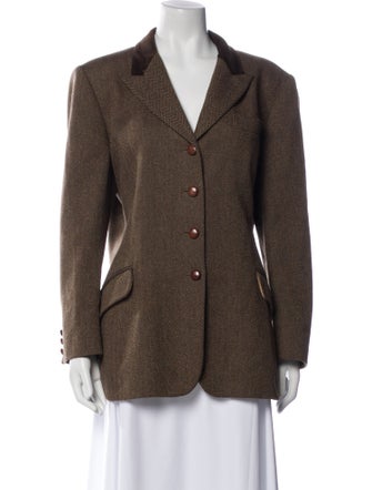 Mulberry Wool Striped Blazer