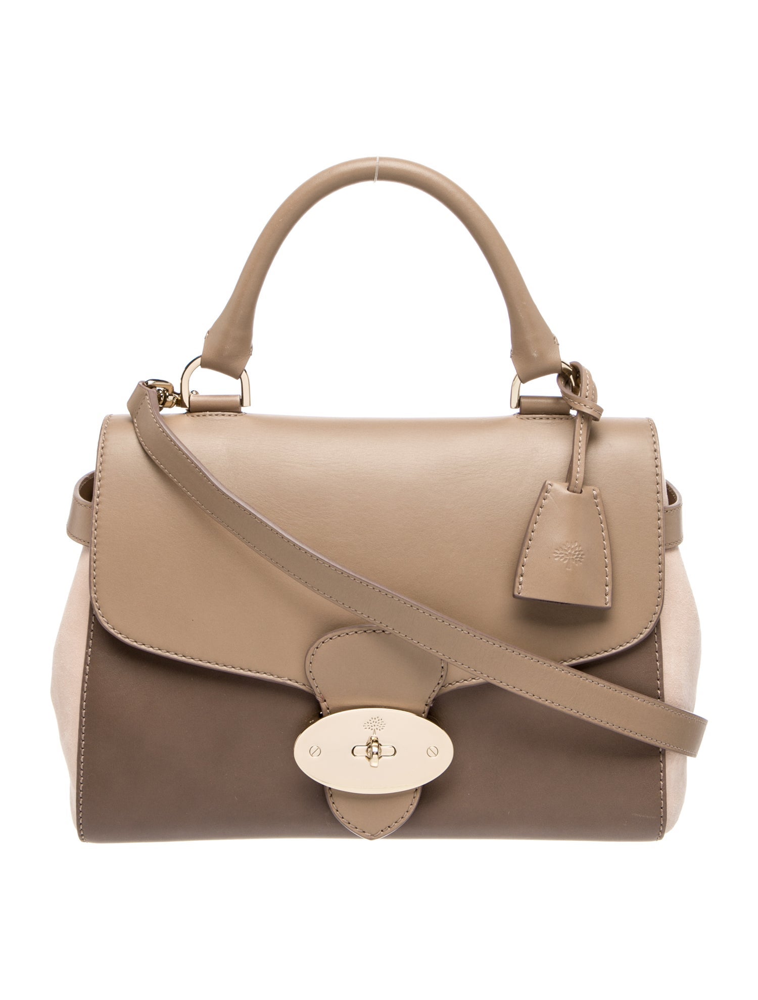 Mulberry Leather Top Handle Bag