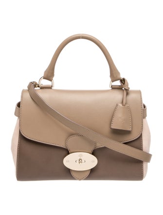 Mulberry Leather Top Handle Bag