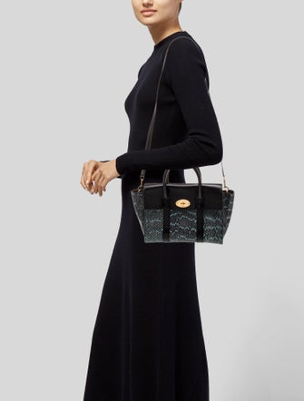 Mulberry Snakeskin Top Handle Bag