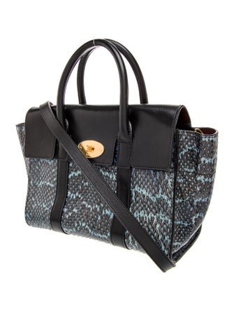 Mulberry Snakeskin Top Handle Bag