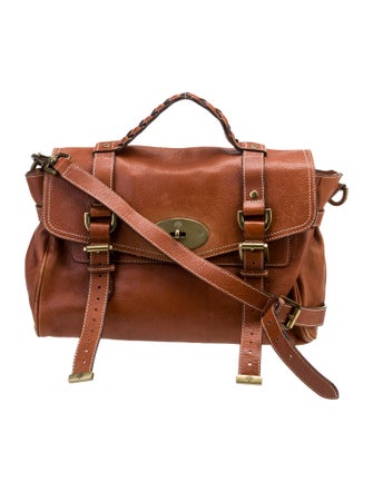 Mulberry Leather Crossbody Bag