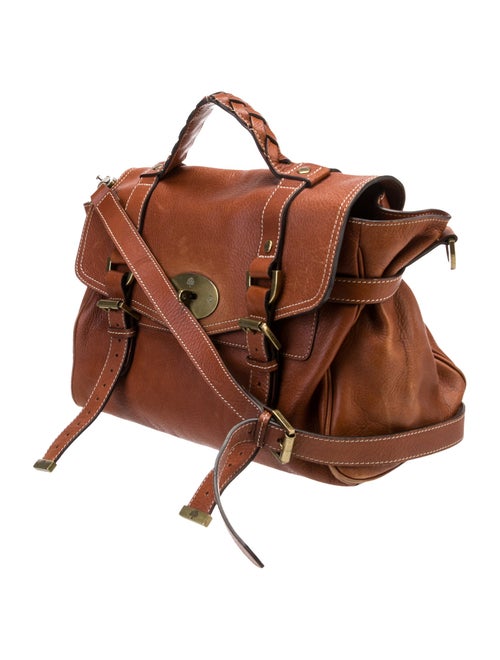 Mulberry Leather Crossbody Bag